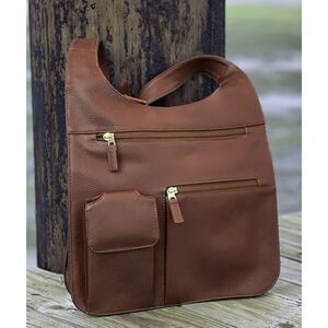 JPOurse Traveler Brown Leather Bag Bolivian "Cinnamon" Crossbody